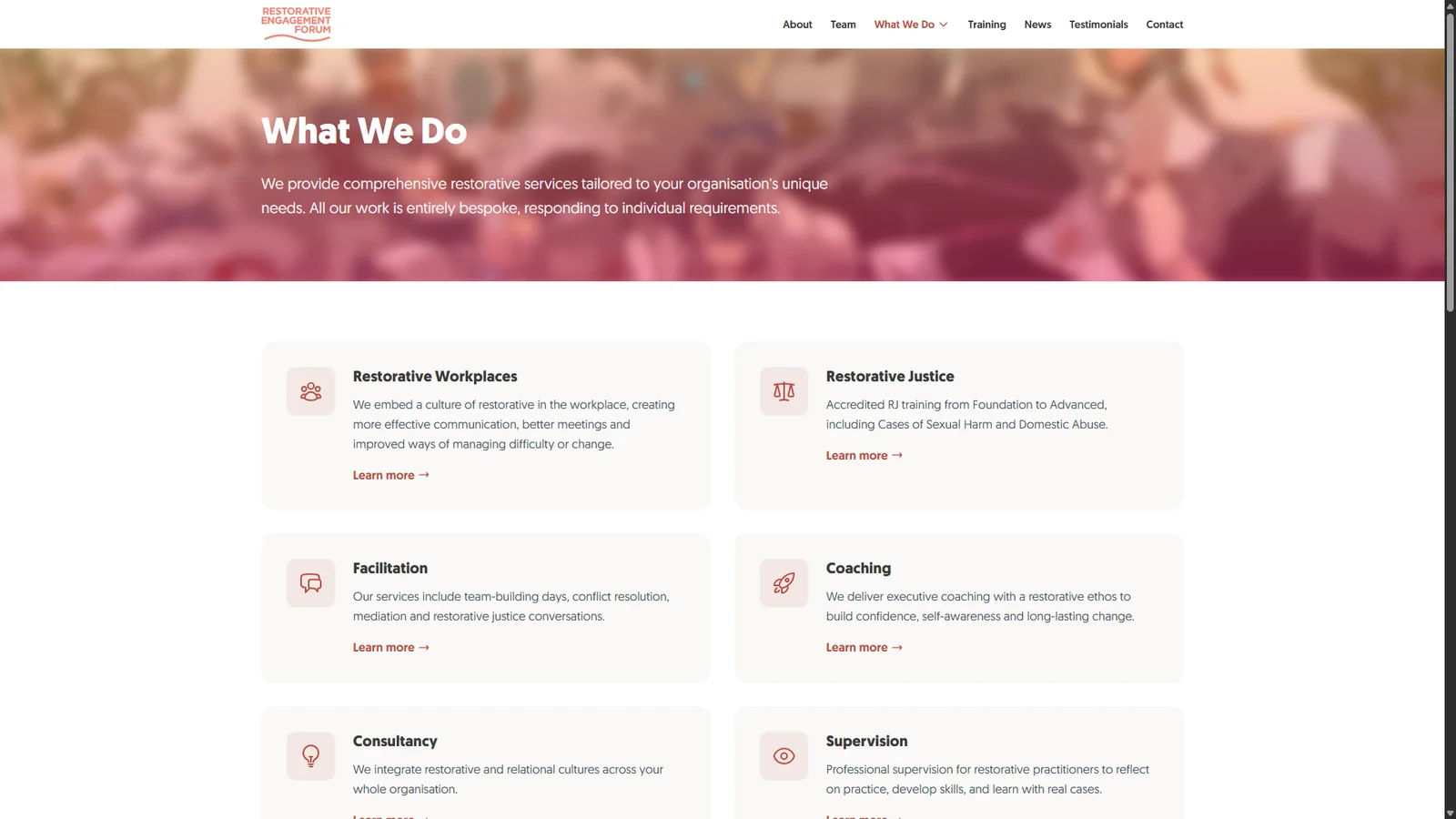 Restorative Engagement Forum screenshot 4
