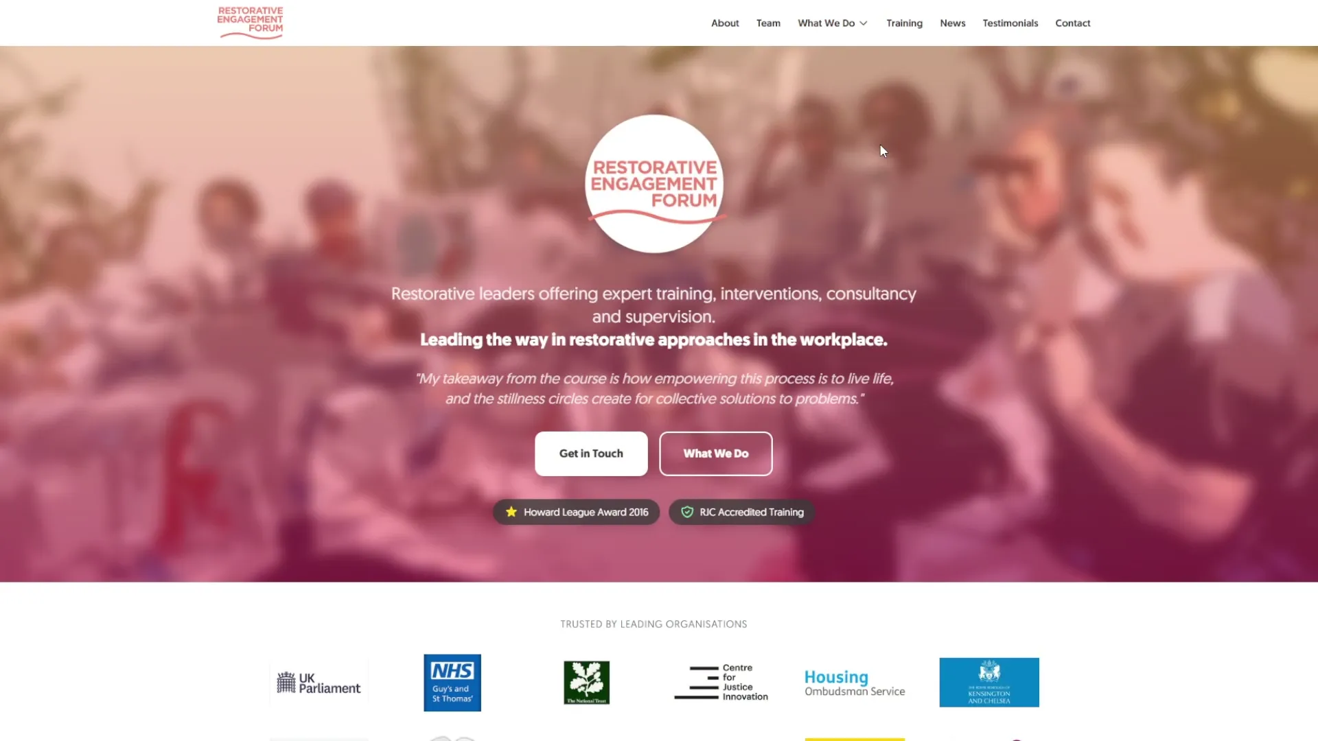 Restorative Engagement Forum